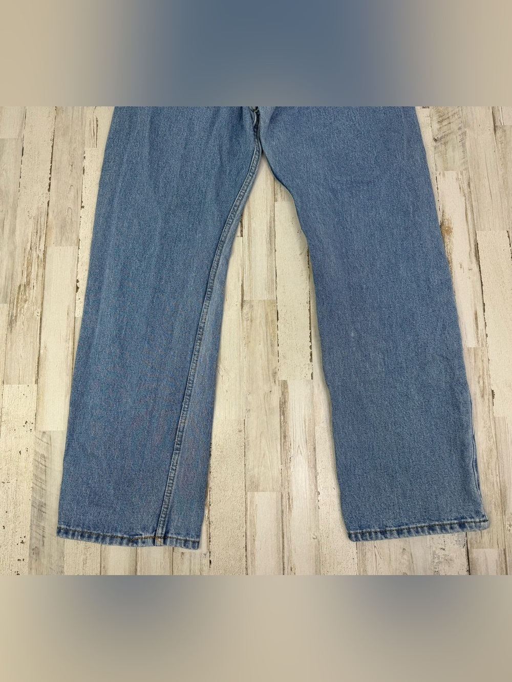 Vintage Levis 505 Pants Jeans Men 36x31 Denim Stretch Blue Straight - Picture 14 of 14